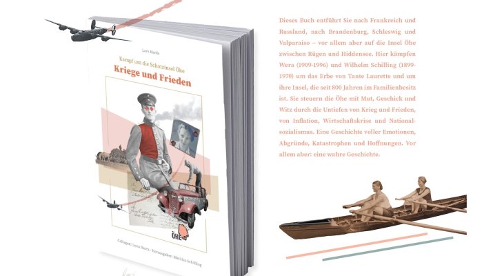 Cover des neuen Buches Kriege und Frieden – Kampf um die Schatzinsel Öhe.